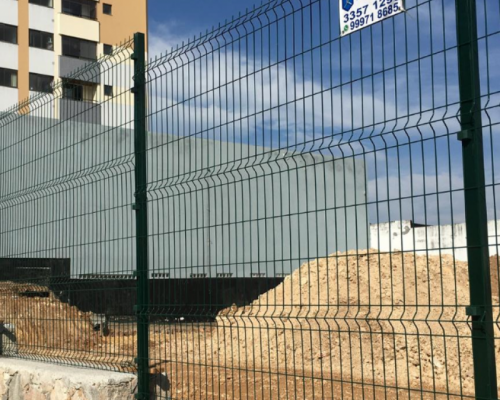Gradil Aço Galvanizado Revestimento PVC Verde